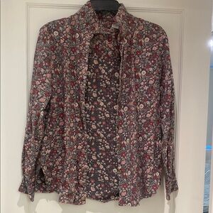 Floral Button-Up Shirt